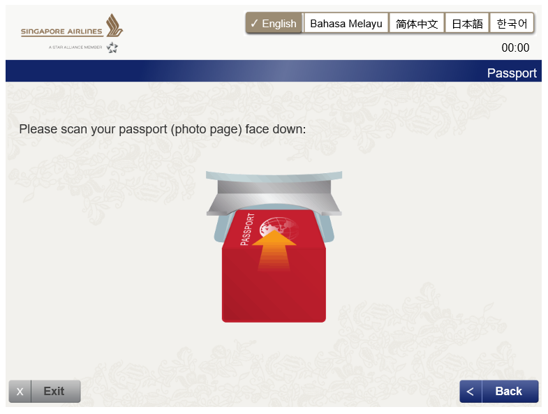 Scan your passport